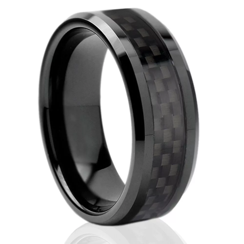 black-tungsten-carbide-8mm-carbon-fiber-inlay-wedding-ring-band-cfb-right